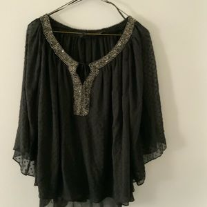 Zara Basics Bohemian Blouse